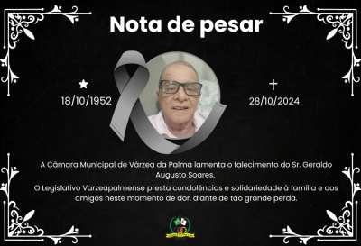 NOTA DE PESAR